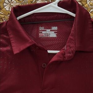 Under Armour Maroon Polo Shirt